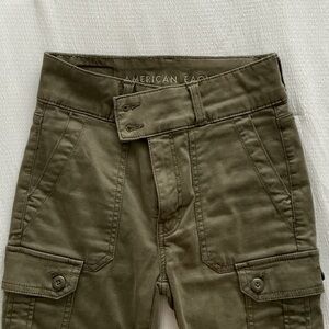 American Eagle Outfitters Olive Green Cargo Jeggings